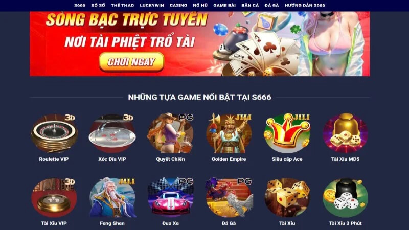 Tính năng độc đáo trên trang cá cược S666